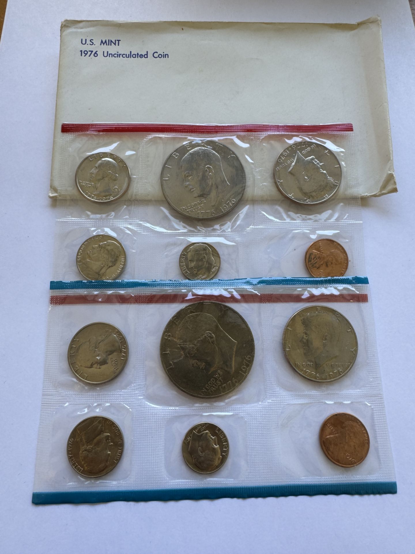 1976 UNCIRCULATED COIN SET U.S MINT - Image 2 of 2