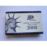 2000 UNITED STATED MINT PROOF SET COINS