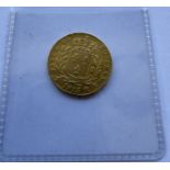 1815 R FRANCE 20 FRANCS COIN - LOUIS XVIII