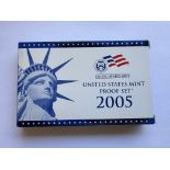 2005 UNITED STATED MINT PROOF SET COINS