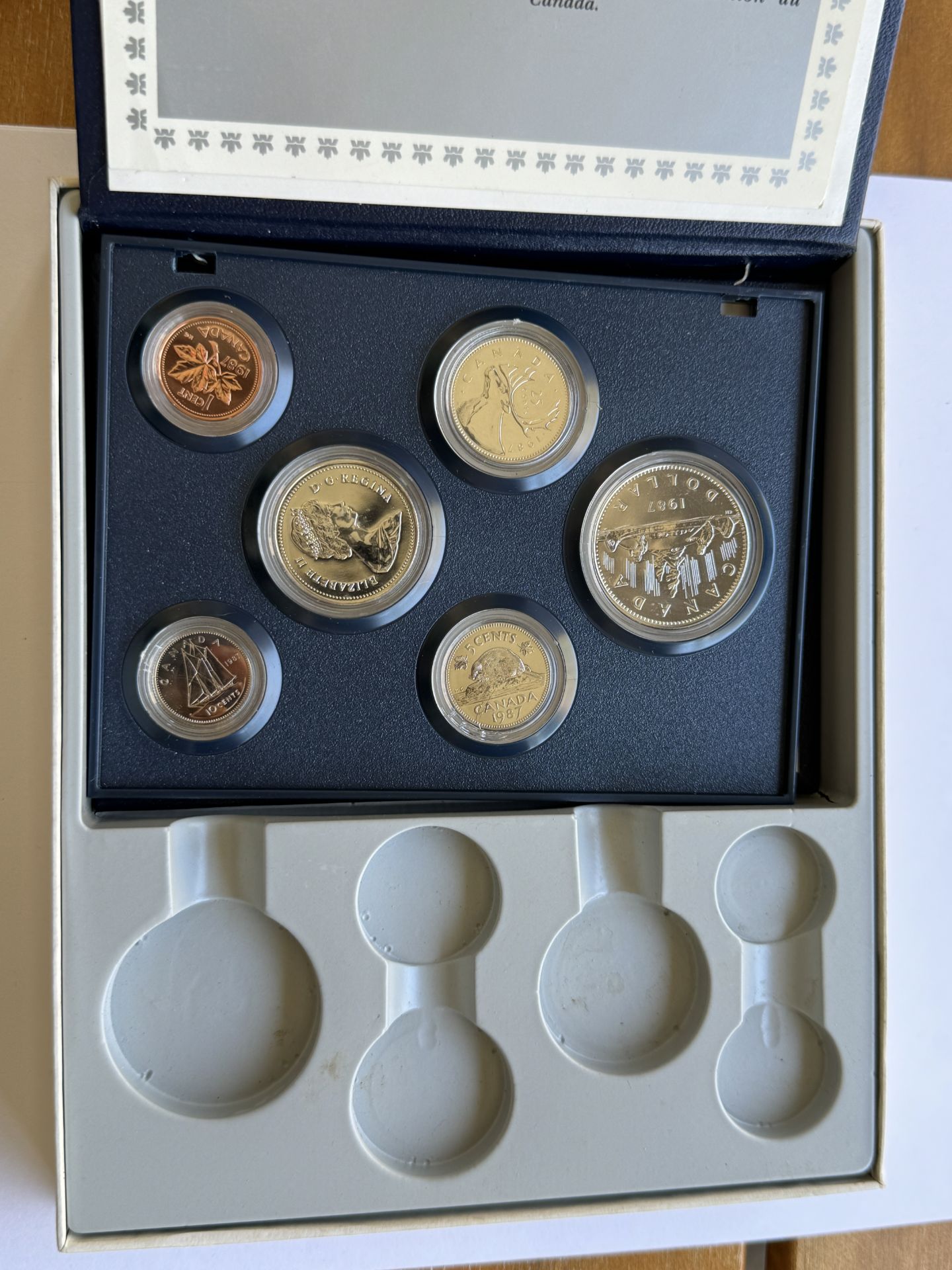 1992 SILVER PROOF SET IN COINS ROYAL CANANDIAN MINT - Image 3 of 3