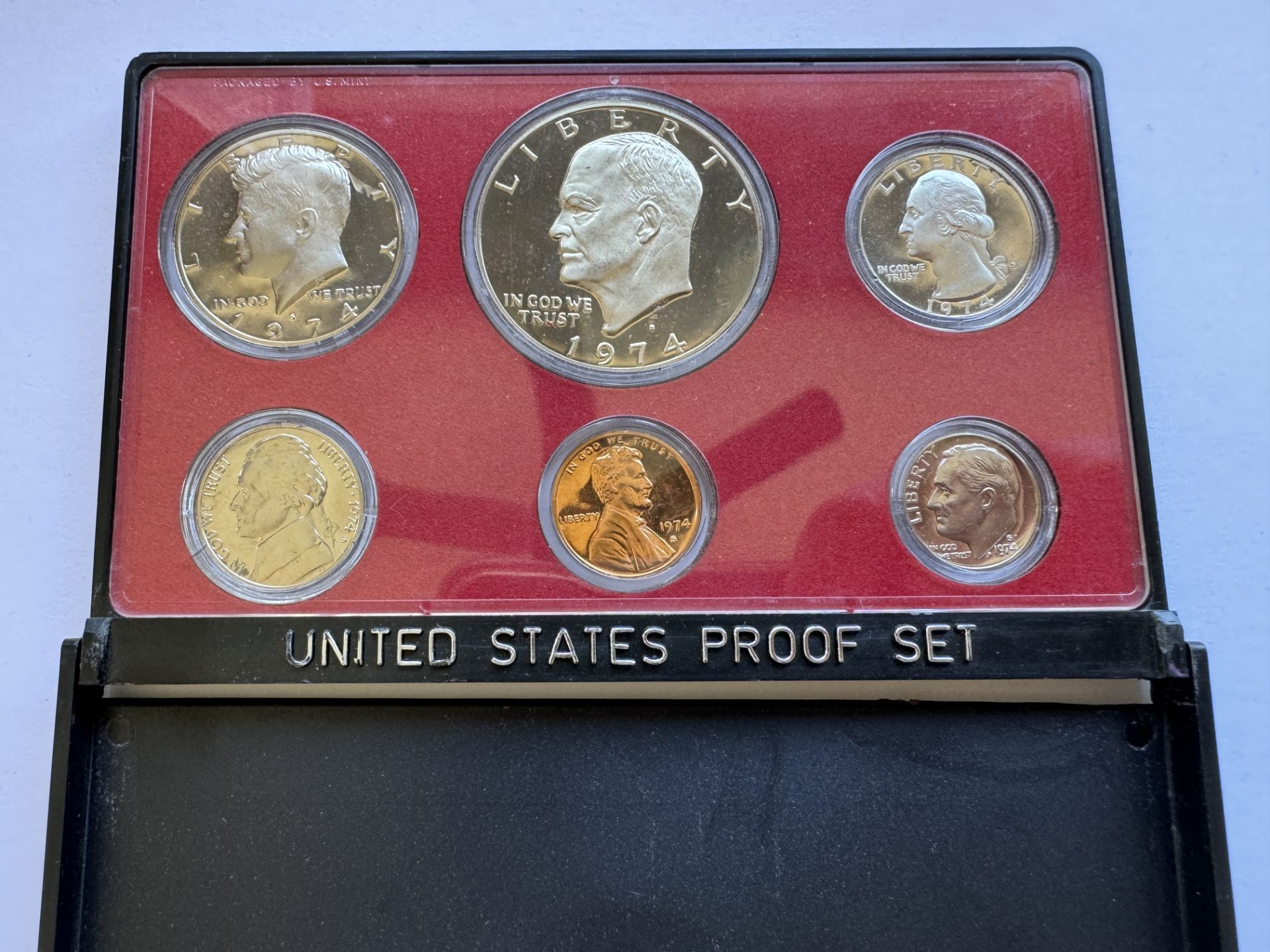 1974 UNITED STATES PROOF SET COINS U.S MINT