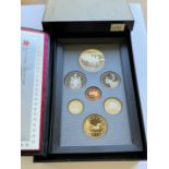 1992 SILVER PROOF SET IN COINS ROYAL CANANDIAN MINT