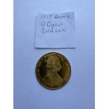 1915 AUSTRIA 4 DUCAT GOLD COIN