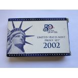 2002 UNITED STATED MINT PROOF SET COINS