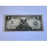 1899 $1 BLACK EAGLE ONE DOLLAR NOTE - LARGE SILVER CERTIFICATE