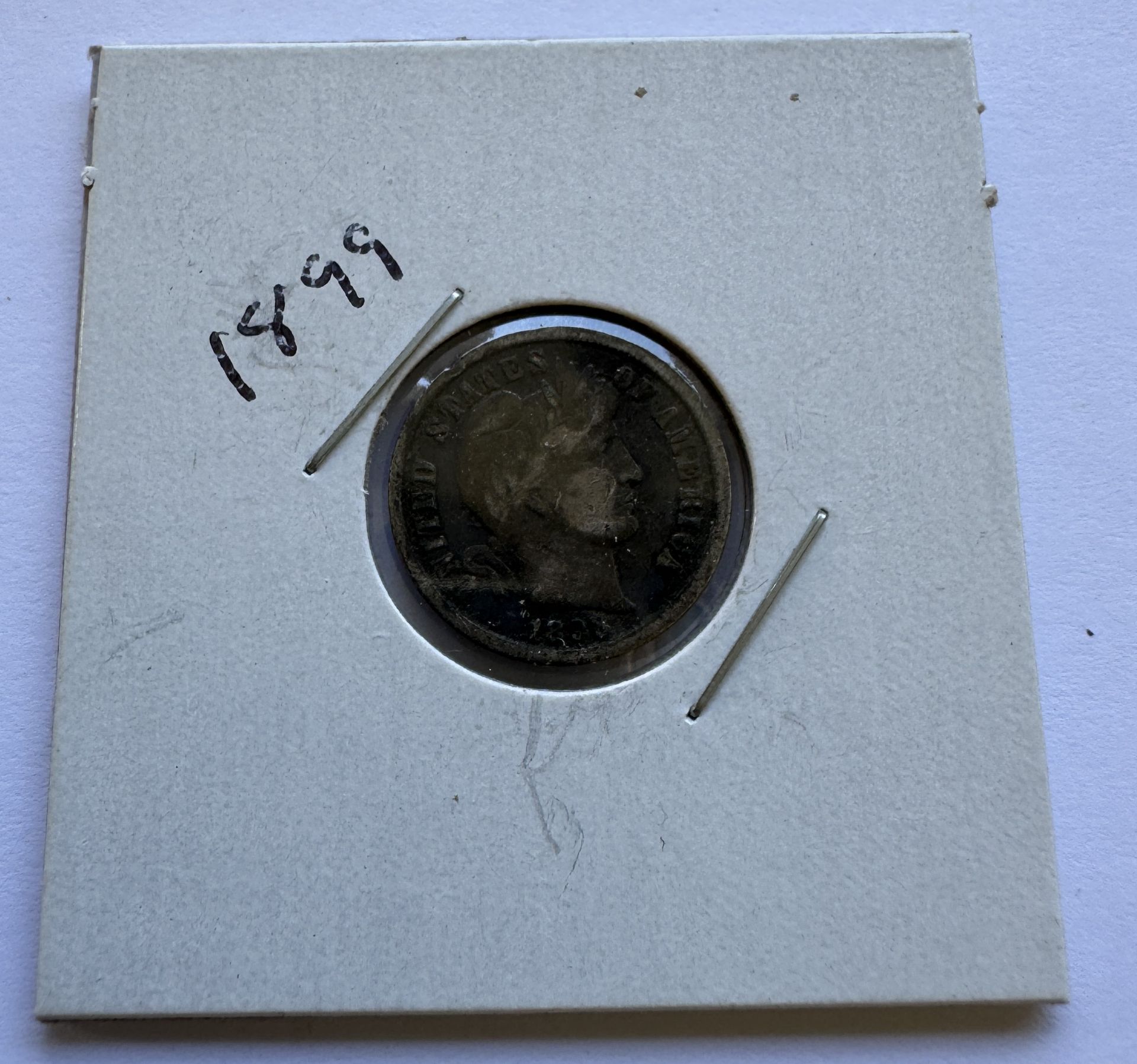1899 BARBER DIME COIN