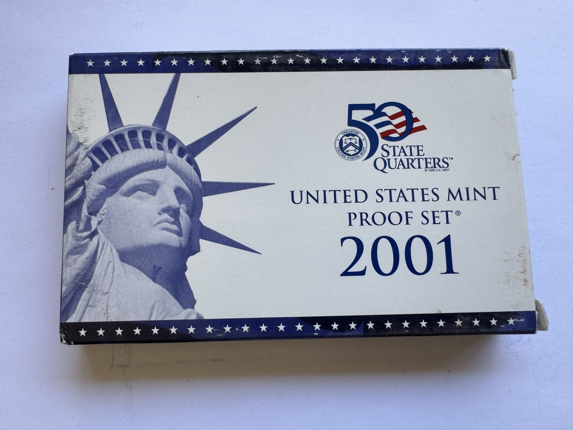 2001 UNITED STATED MINT PROOF SET COINS