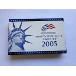 2005 UNITED STATED MINT PROOF SET COINS