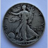 1939 WALKING LIBERTY HALF DOLLAR COIN