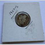 1907-S BARBER DIME COIN