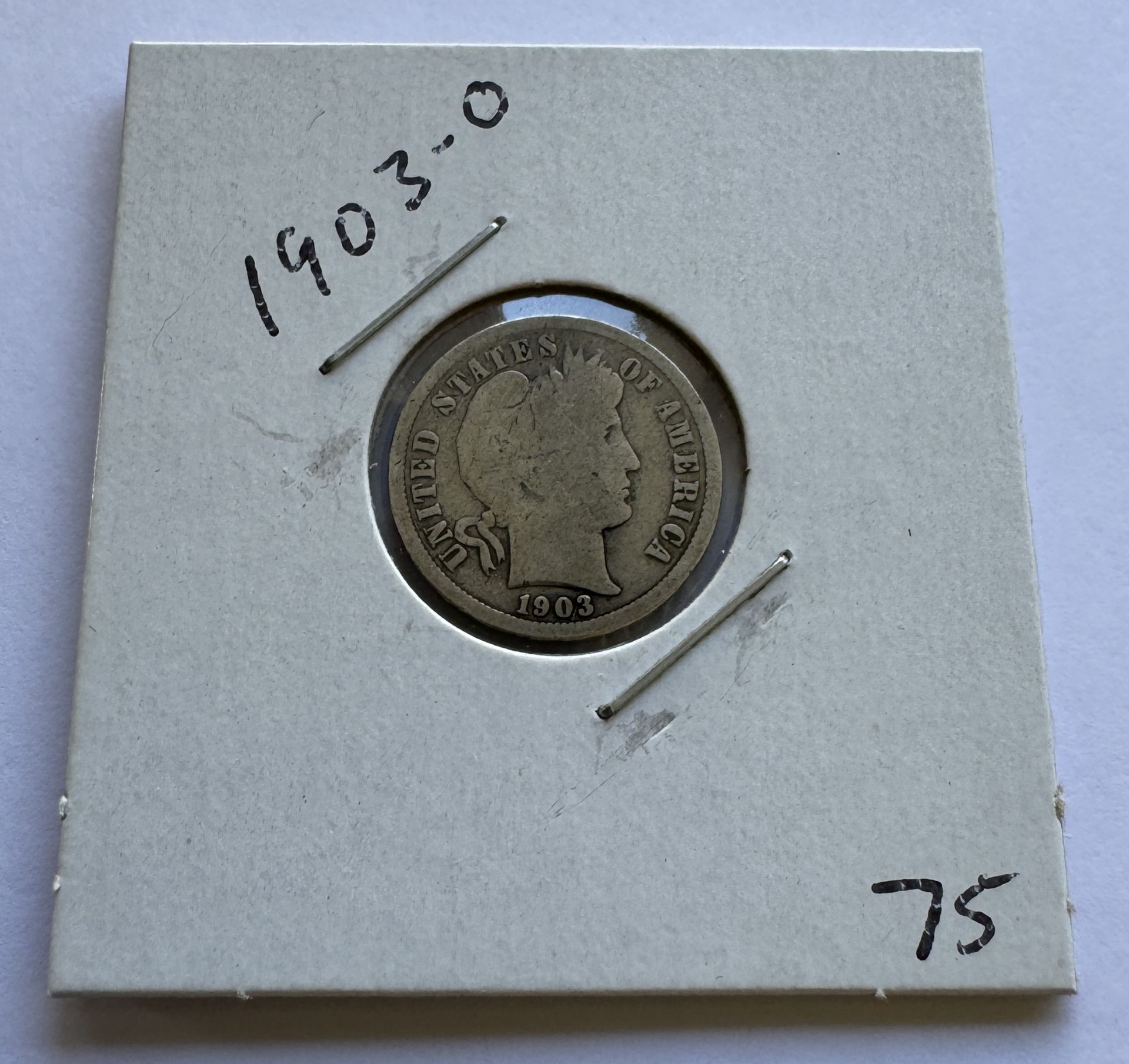 1903-O BARBER DIME COIN