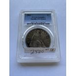 1863 1$ LIBERTY SEATED SILVER DOLLAR COIN PCGS GENUINE
