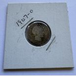 1907-O BARBER DIME COIN