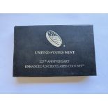 25TH ANNIVERSARY ENHANCED UNCIRCULATED COIN SET U.S MINT