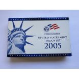 2005 UNITED STATED MINT PROOF SET COINS