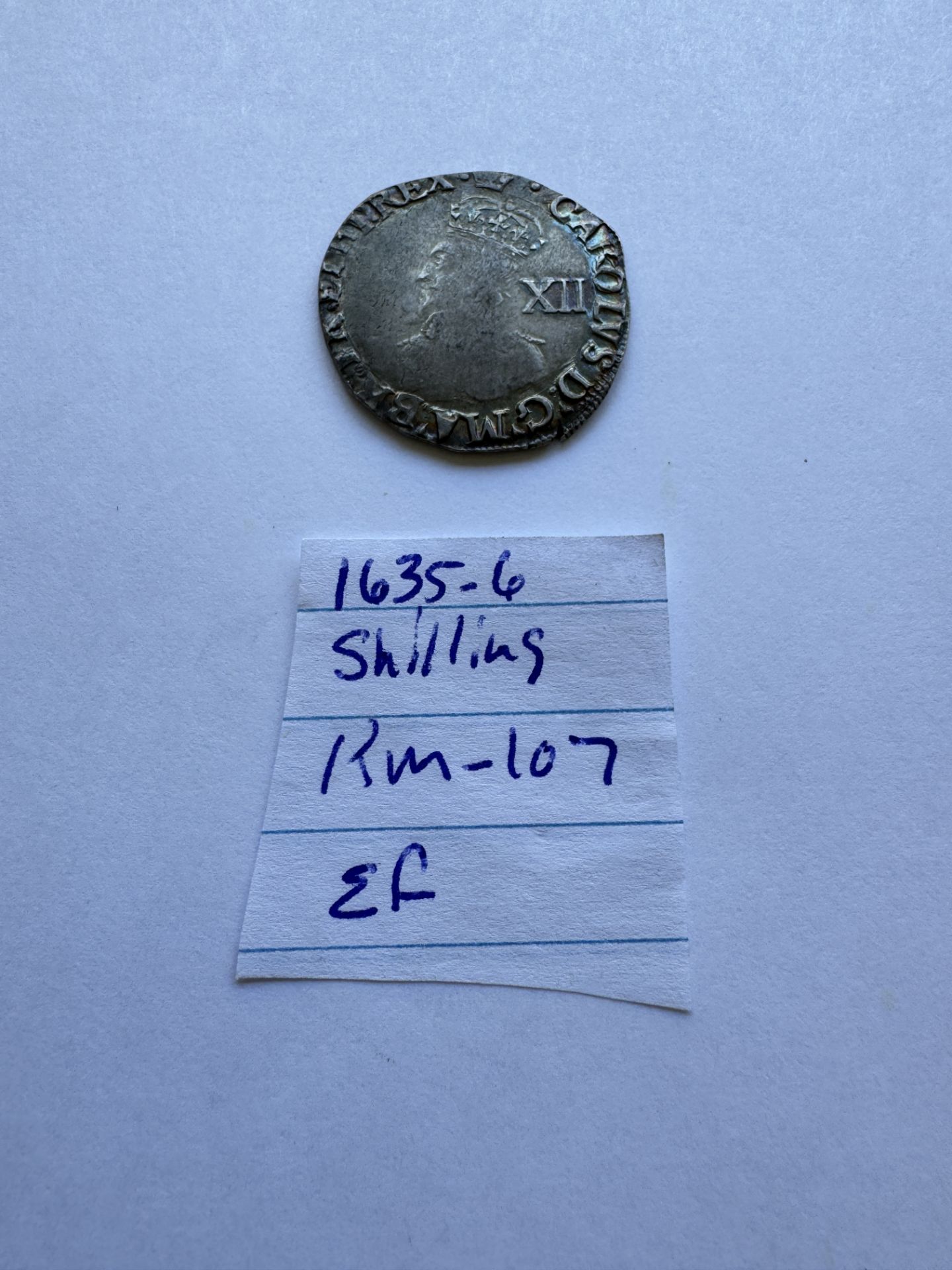 1635-1636 CHARLES I SHILLING COIN