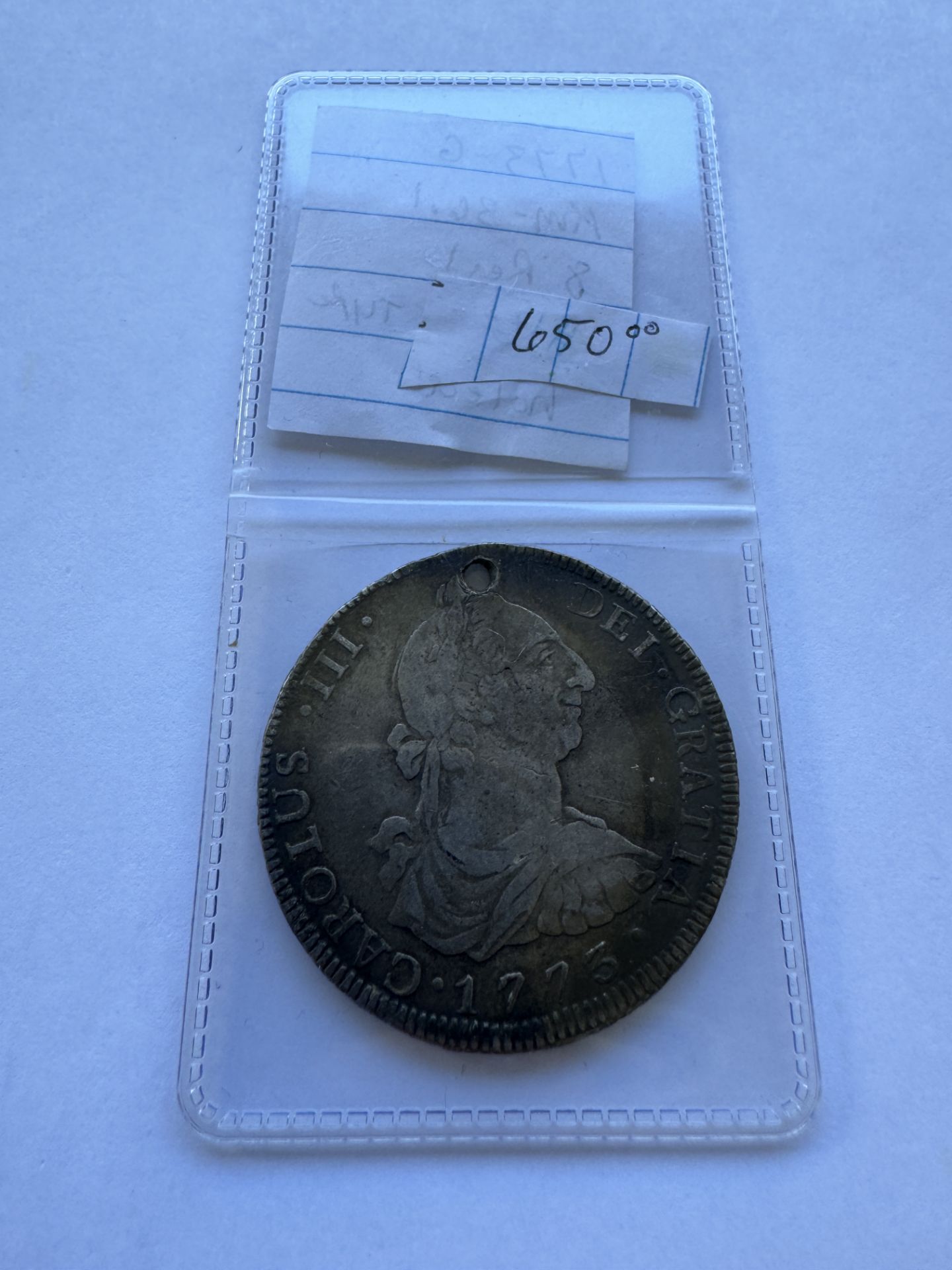 1773G SPAIN CARLOS III 8 REALES