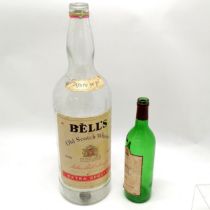 Vintage 4.5L Bells Scotch whisky empty bottle 50cm high