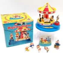 Corgi Magic roundabout Carousel, in original box, play worn condition, complete and working, t/w