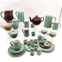 Qty of Denby stoneware inc teapot etc - some a/f