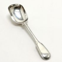 1864 silver conserves / jam deep bowled spoon by Chawner & Co (George William Adams) - 14.5cm &