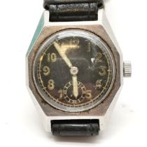 Military type wristwatch with manual wind movement (28mm) - running BUT WE CANNOT GUARANTEE THE