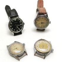 4 x vintage watches inc Rotary super-sports (28mm case), C. Hilscher etc