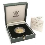 2001 UK £2 gold proof coin Marconi wireless bridges the Atlantic in original case with certificate