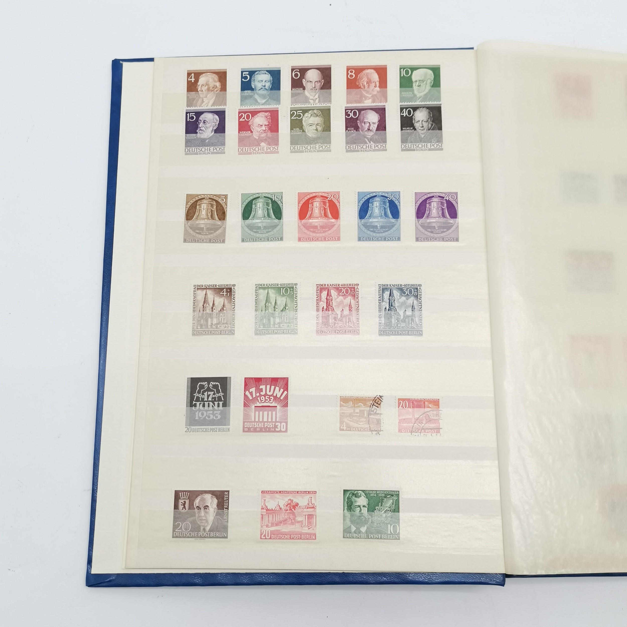 1950+ Germany : West Berlin mostly um/m (MNH) collection in blue stockbook - higher values noted inc - Image 2 of 12