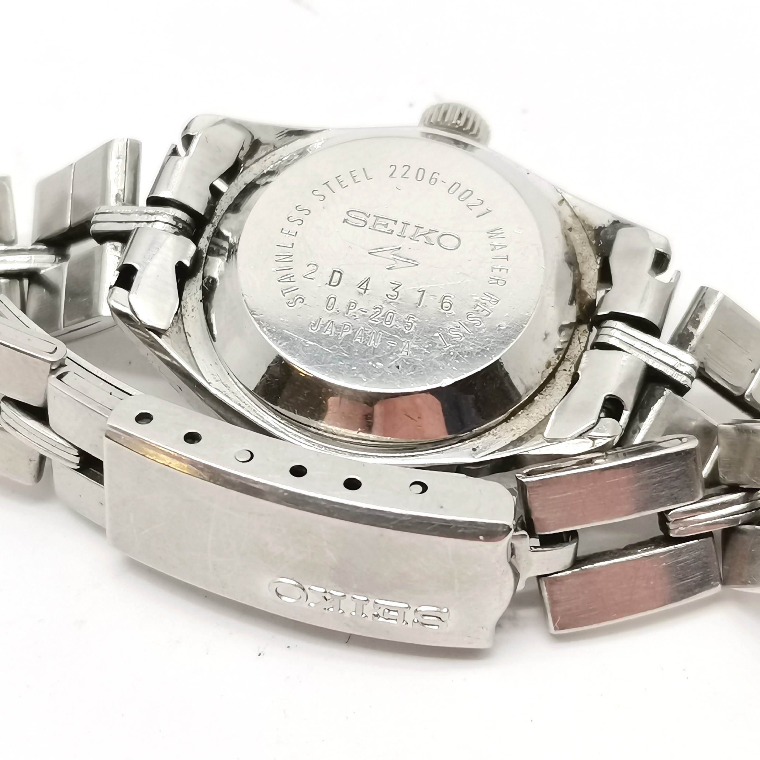 Seiko automatic ladies vintage high-beat wristwatch with day / date aperture (22mm case) in an - Image 5 of 5