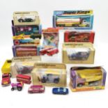 Collection of boxed and unboxed Matchbox toys including 4 models of yesteryear (X2 1912 Ford model