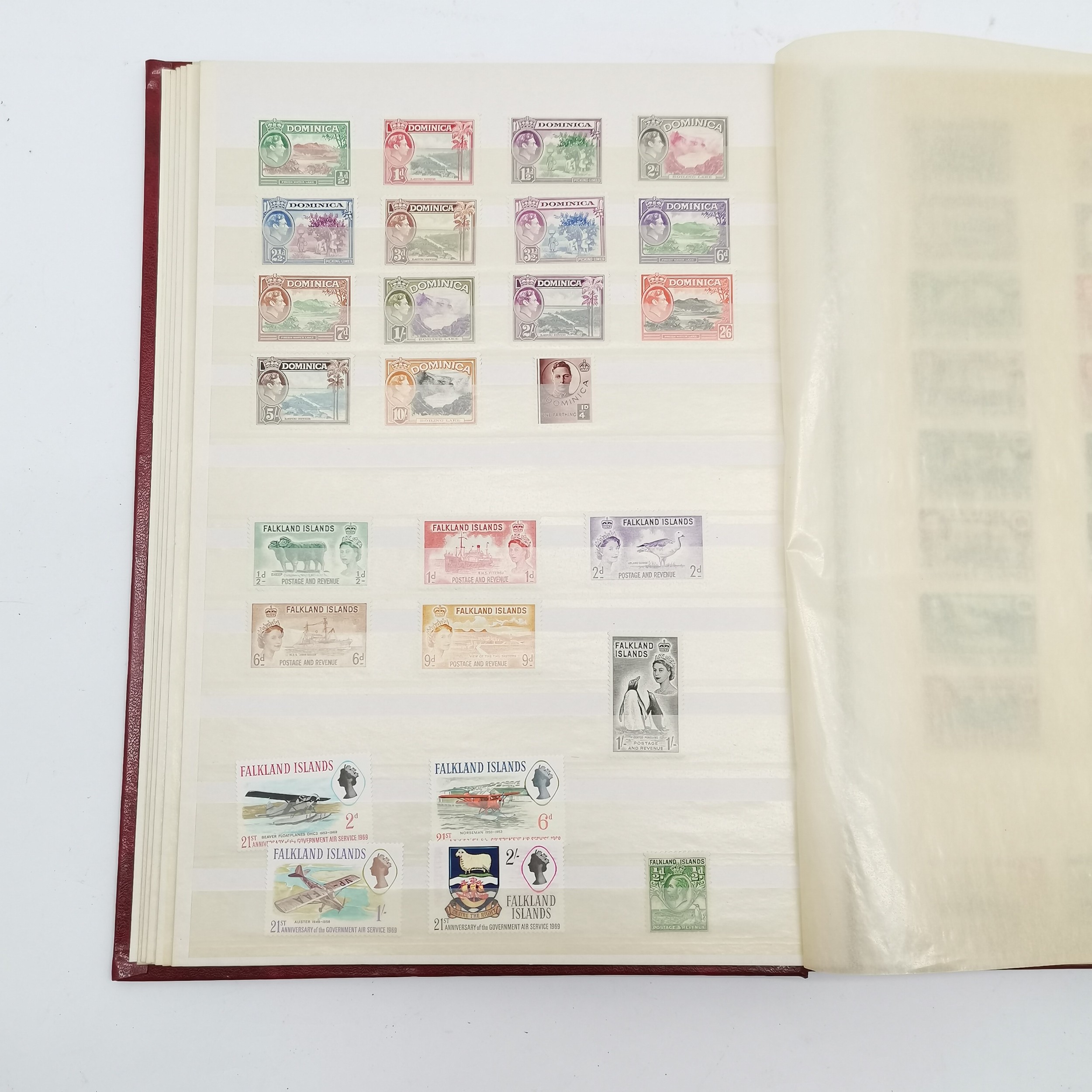 Commonwealth mostly M/M (MH) useful stamp collection in red stockbook inc KGVI & early QEII sets inc - Image 25 of 34