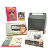 Collection of vintage electronics to include Ten-Four portable CB receiver, Rolf Harris