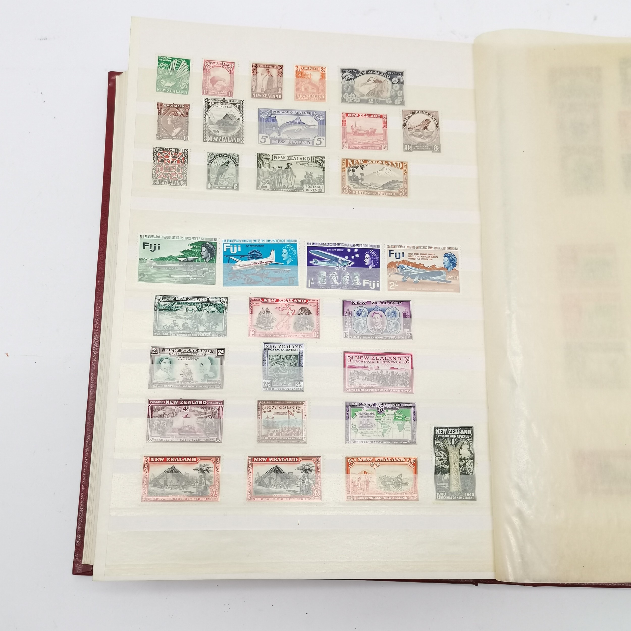 Commonwealth mostly M/M (MH) useful stamp collection in red stockbook inc KGVI & early QEII sets inc - Image 15 of 34