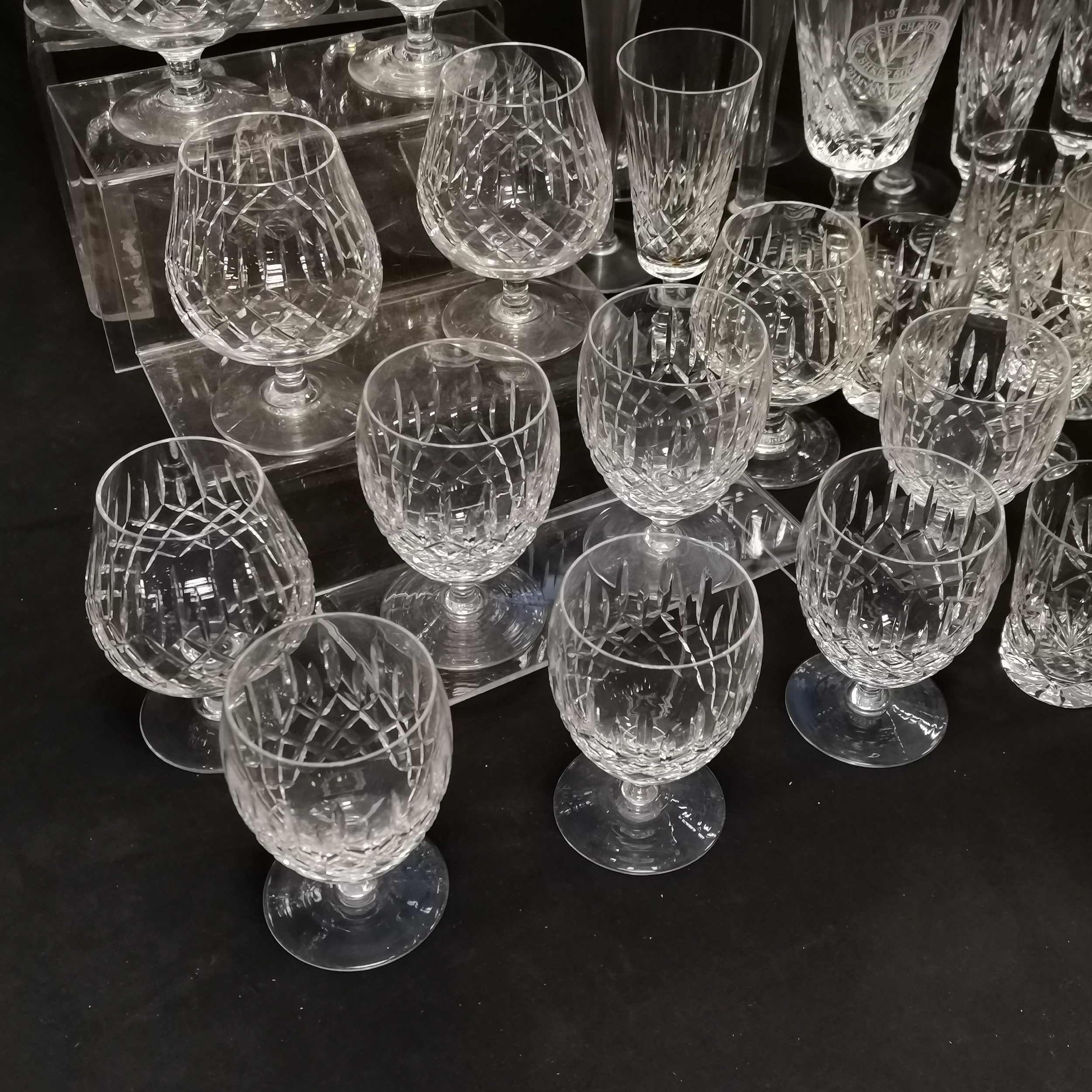 18 Edinburgh crystal glasses T/W a quantity of glasses - no obvious damage - Image 3 of 6