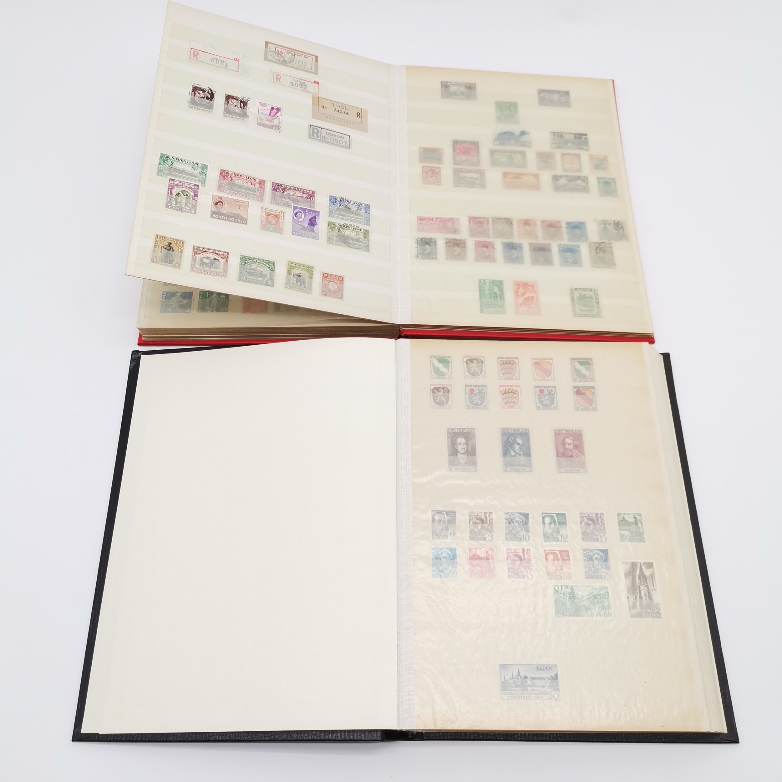 6 x stamp stockbooks + 2 albums with world collection with predominantly more GB & Germany - Image 5 of 19