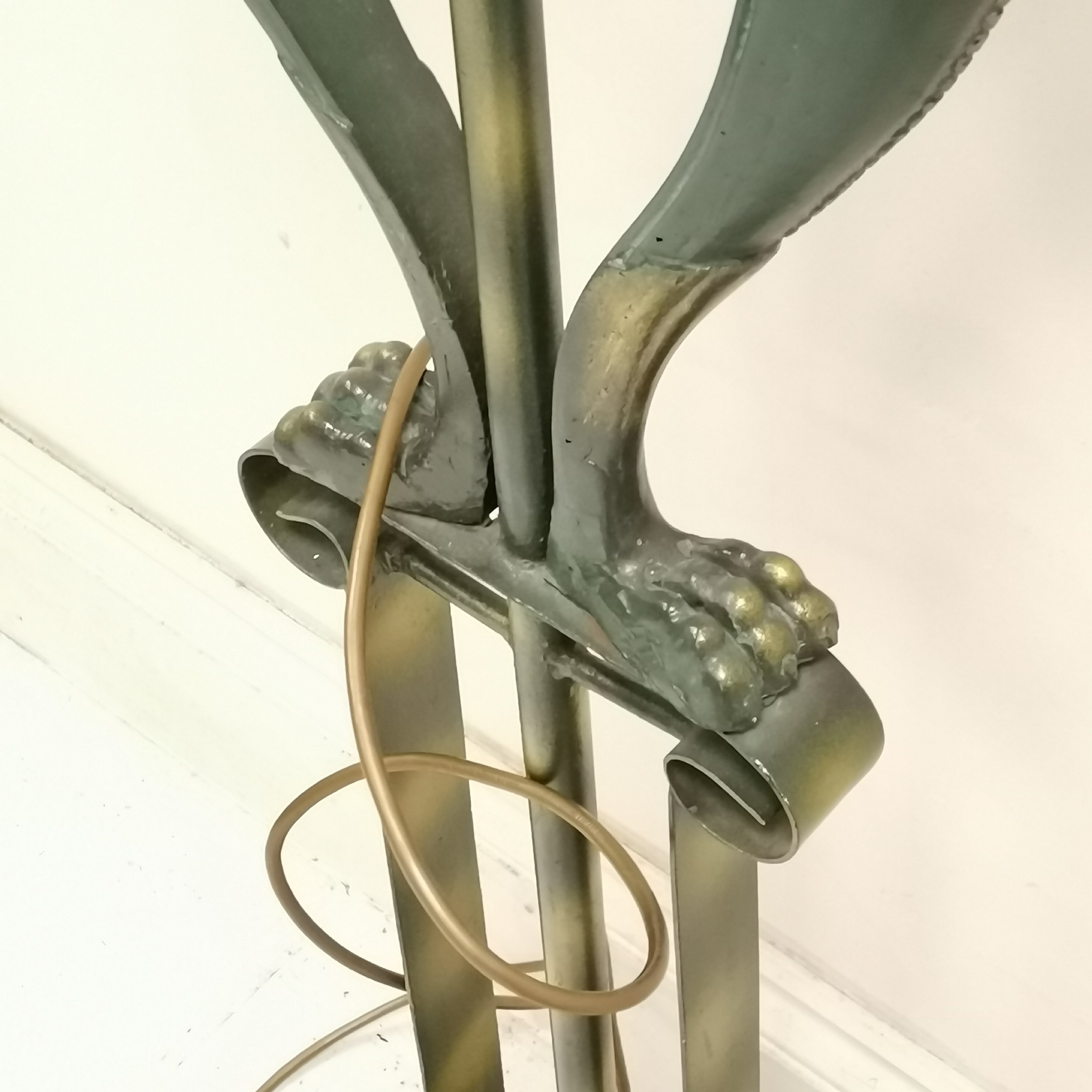Classical inspired floor lamp - total height 140cm - Image 3 of 4