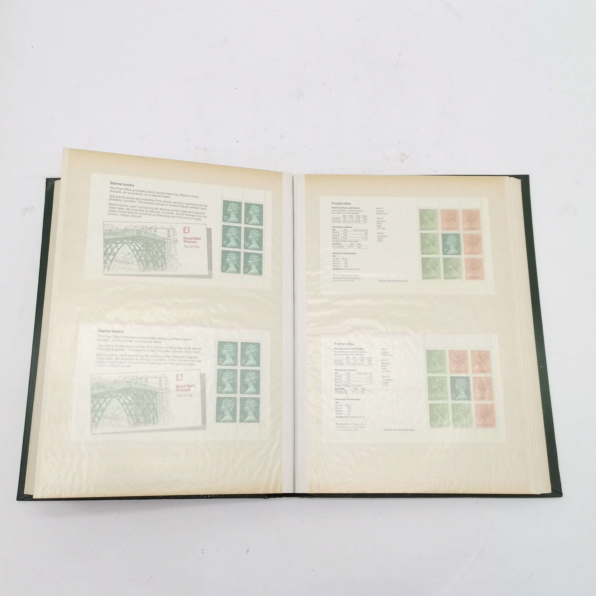 Green stockbook with mixed collection inc small amount of commonwealth and GB inc 4 x Wedgwood - Image 2 of 15