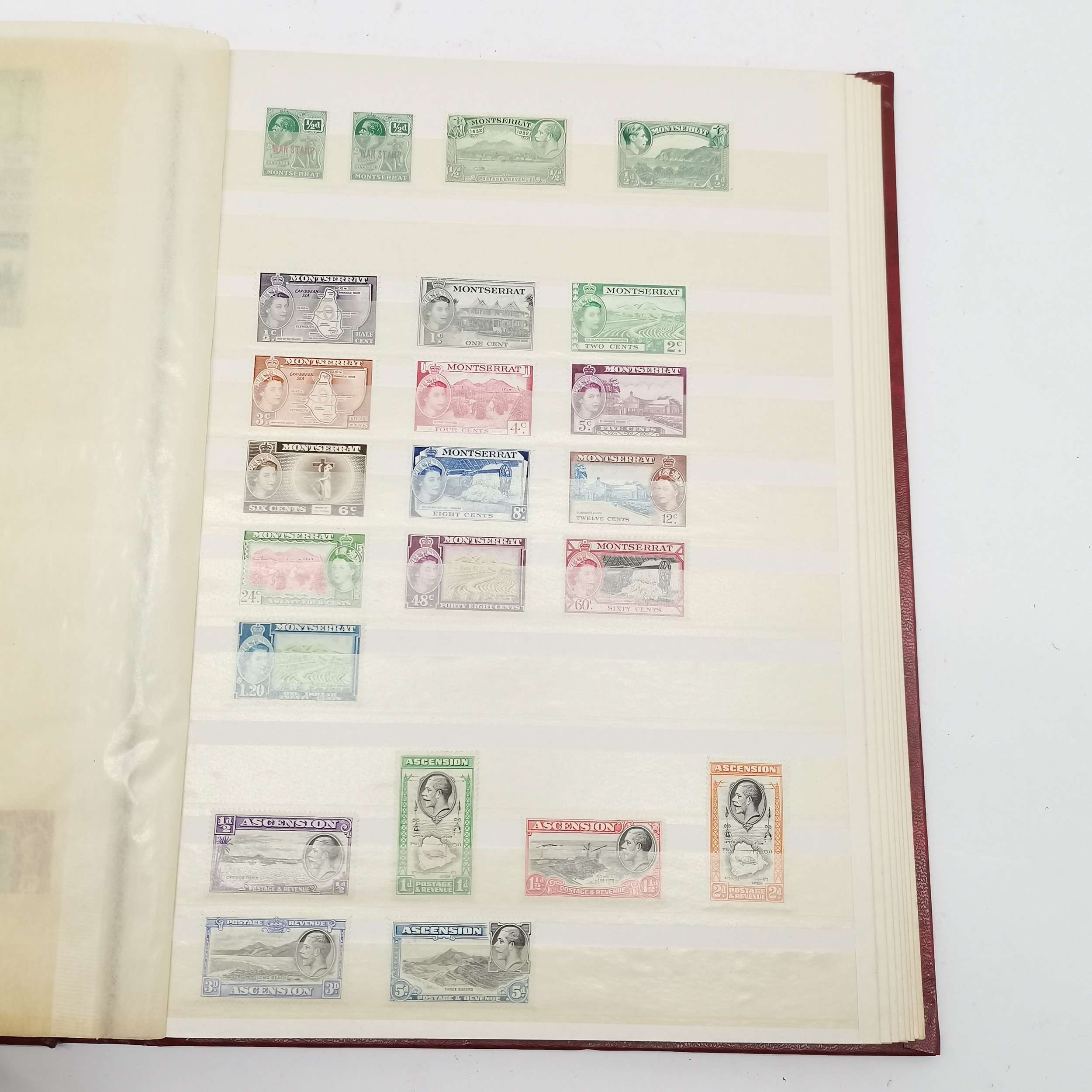 Commonwealth mostly M/M (MH) useful stamp collection in red stockbook inc KGVI & early QEII sets inc - Image 16 of 34