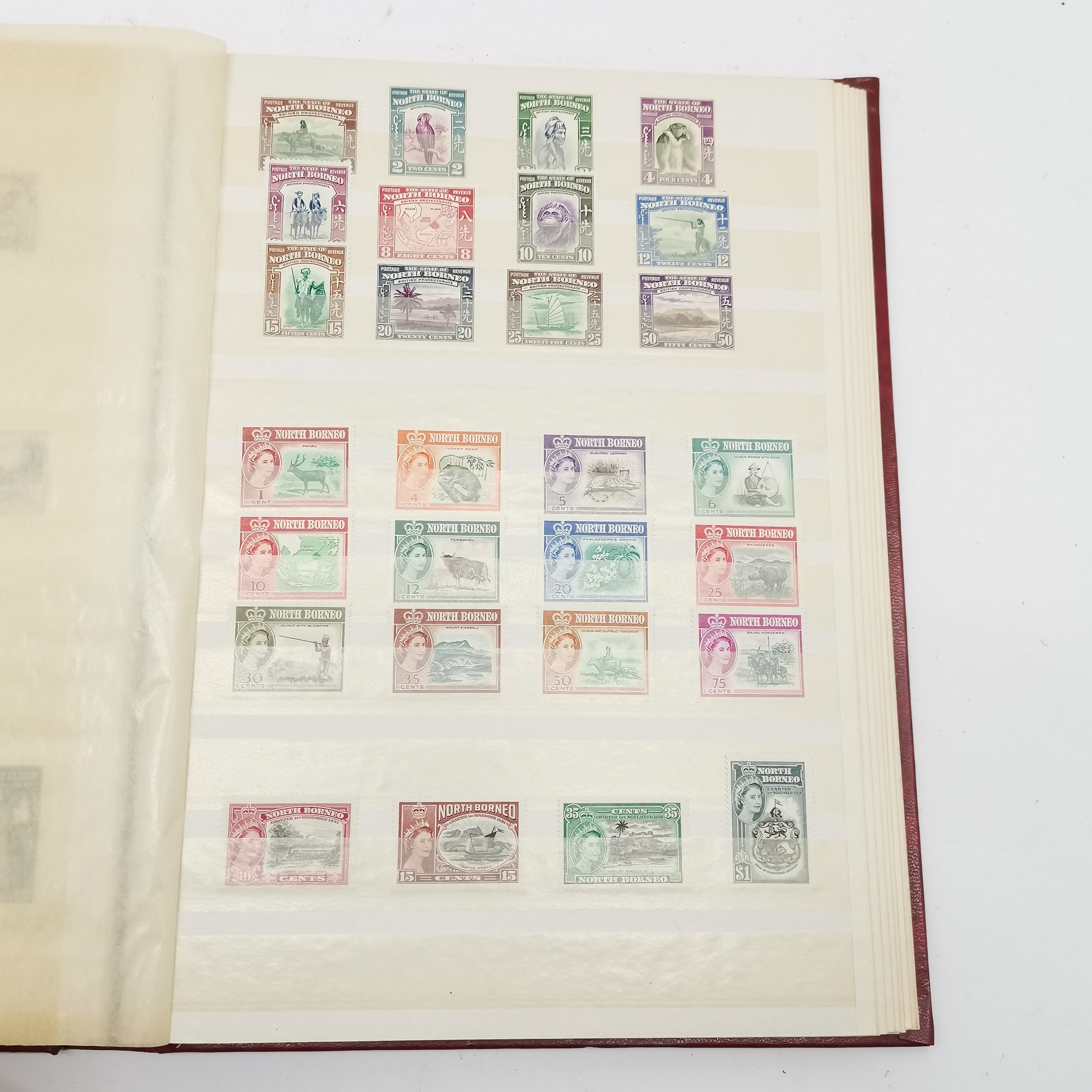 Commonwealth mostly M/M (MH) useful stamp collection in red stockbook inc KGVI & early QEII sets inc - Image 14 of 34