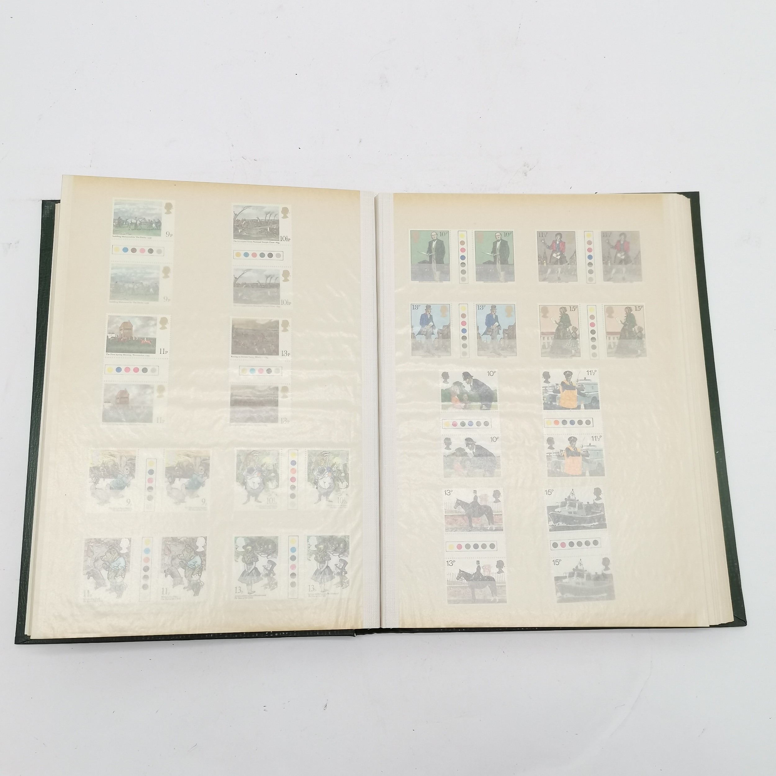 Green stockbook with mixed collection inc small amount of commonwealth and GB inc 4 x Wedgwood - Image 8 of 15