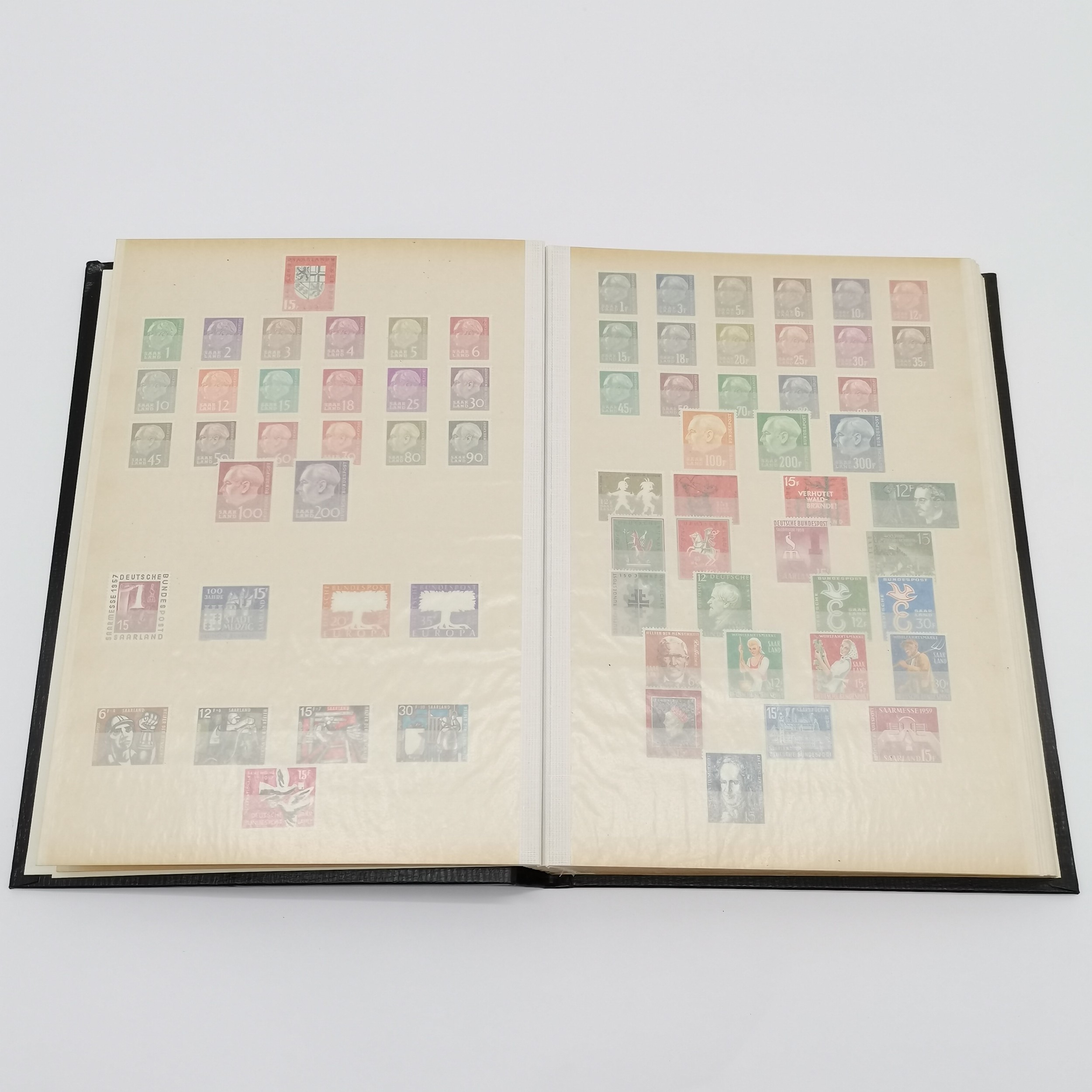 6 x stamp stockbooks + 2 albums with world collection with predominantly more GB & Germany - Image 8 of 19