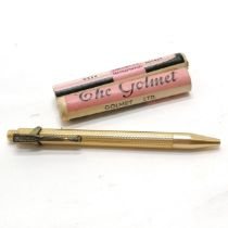 Golmet ball bearing pen (13cm) in original tube - in unused condition but does show signs of age