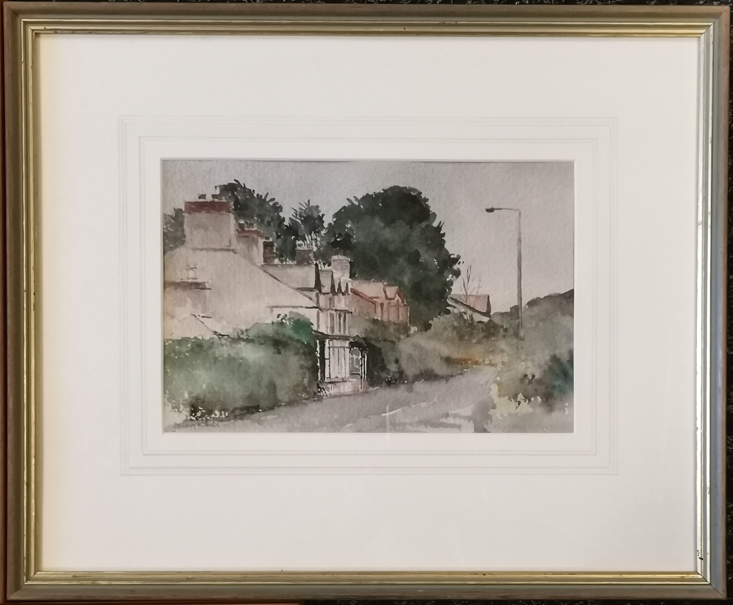 Edward Morris 5 x framed watercolour paintings - largest frame 34.5cm x 69.5cm - Image 3 of 4