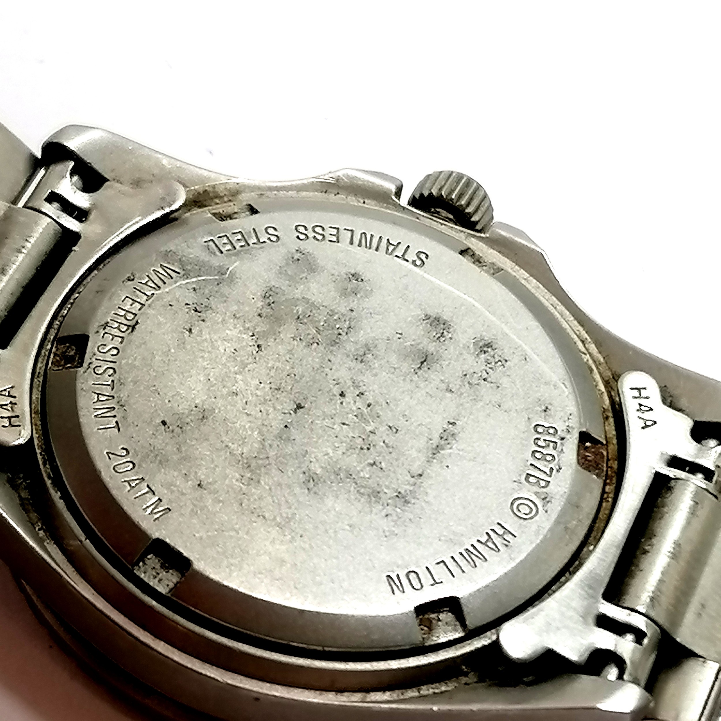Hamilton quartz khaki SUB 660ft stainless steel wristwatch (30mm case) - for spares / repairs - SOLD - Bild 3 aus 3