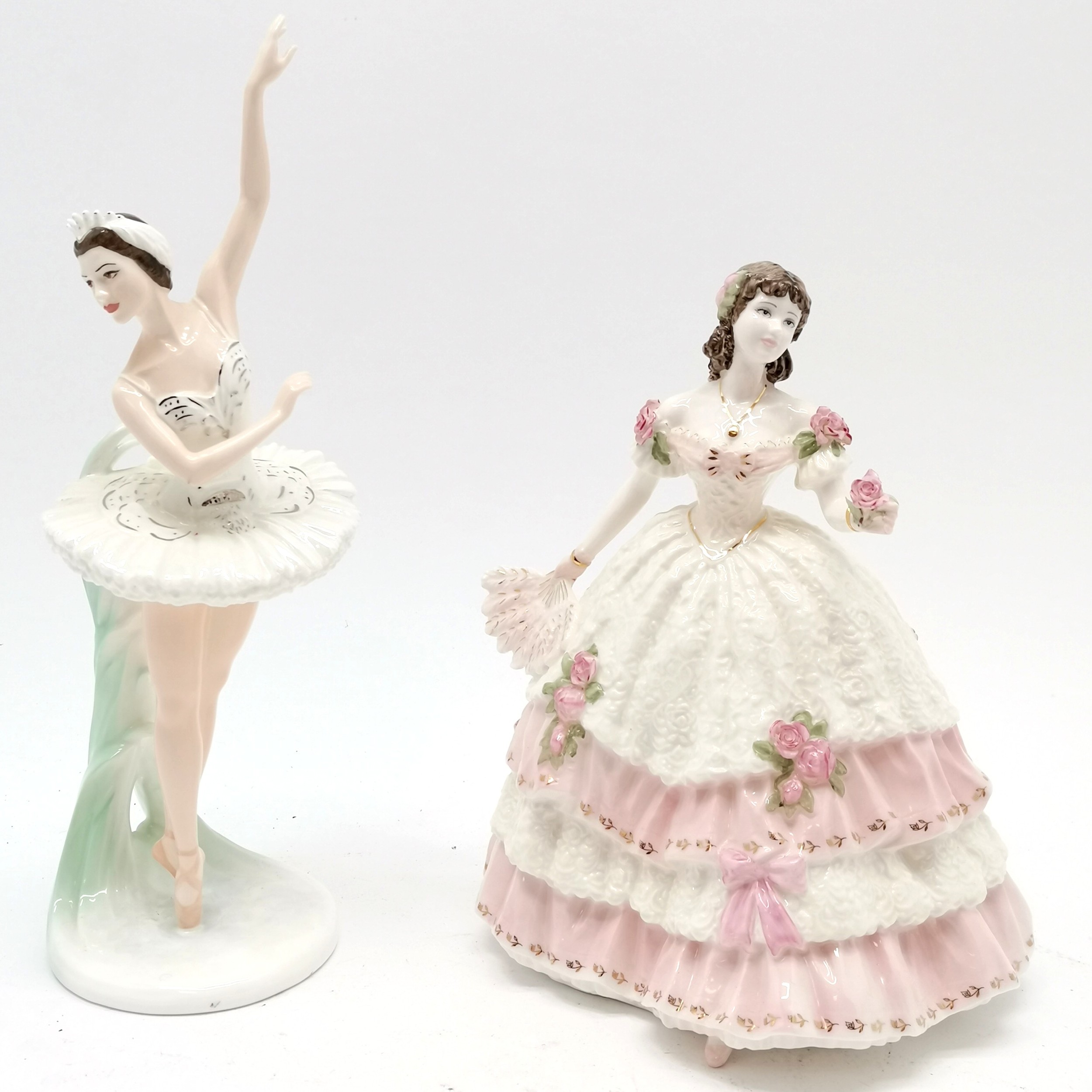 Coalport Margot Fonteyn (29cm), Coalport Olivia, Carlton Ware salt / pepper, 2 x Beswick Beatrix - Image 2 of 5