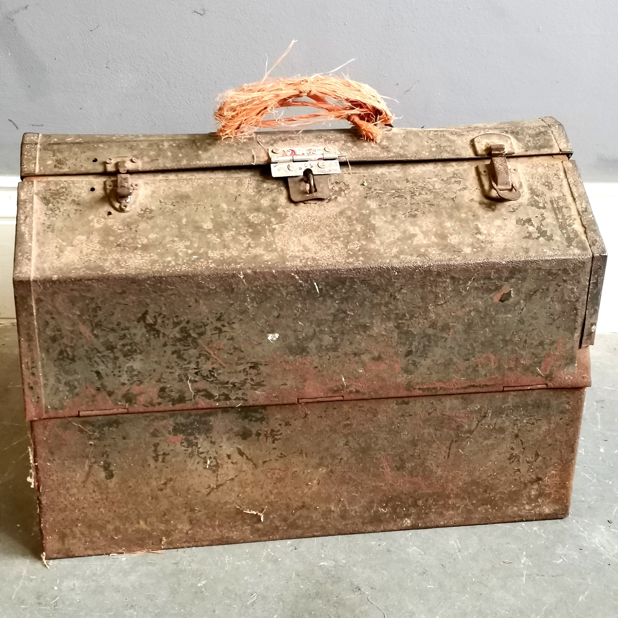 American metal tool chest with fold out assorted trays and compartments, 45cm wide x 26cm deep x - Image 2 of 3