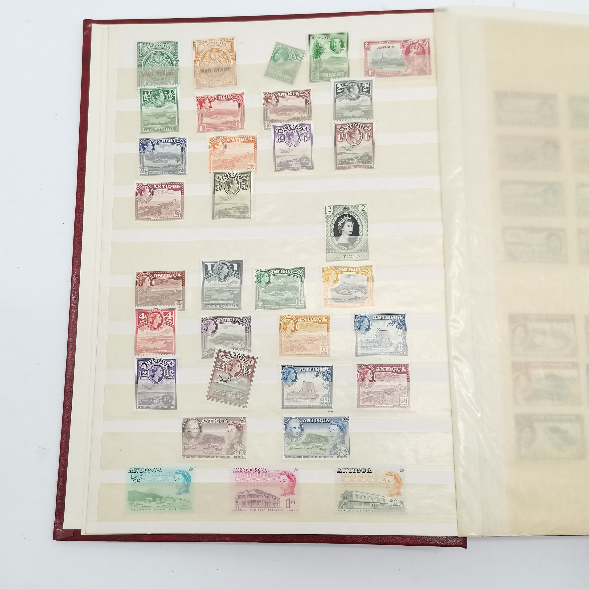 Commonwealth mostly M/M (MH) useful stamp collection in red stockbook inc KGVI & early QEII sets inc - Image 32 of 34