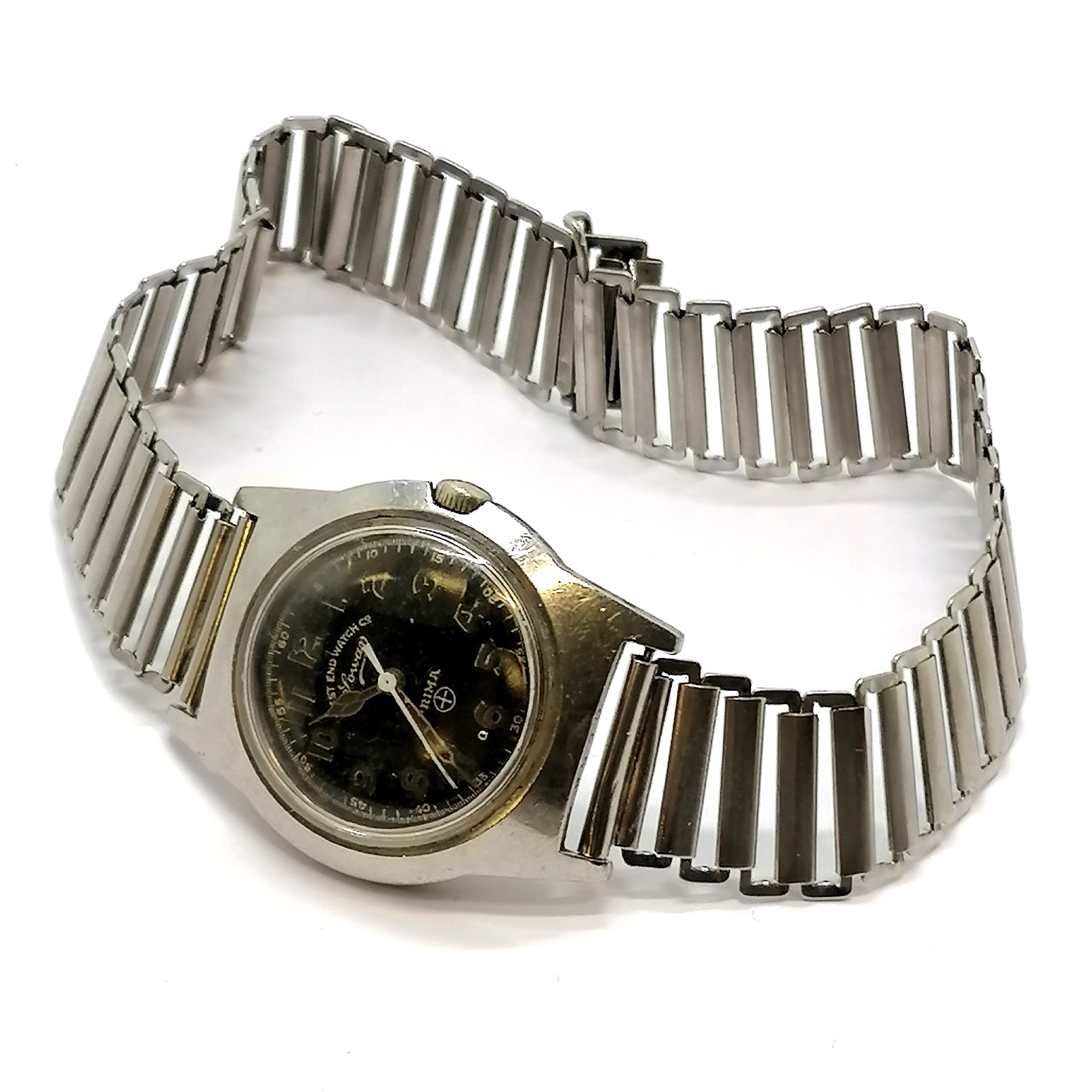 British military marked West end watch company Sowan stainless steel wristwatch (34mm case) - has - Image 5 of 5